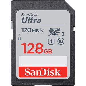 Sandisk SDXC Ultra Geheugenkaart - 128GB - Class 10 UHS-I 120MB/s