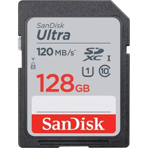 Geheugenkaart Sandisk SDXC Ultra 128GB (Class 10/UHS-I/120MB/s)