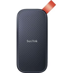SanDisk Portable SSD 1 TB Met Rubberen Haak (Traagbare Schijven Met SSD Technologie, 2,5 Inch, Leessnelheden Van 520 MB/s, Robuuste SSD) Grijs