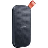 SanDisk SDSSDE30-2T00-G25, 2 TB, draagbare SSD tot 520 MB/s leessnelheid, zwart.