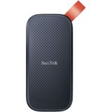 SanDisk SDSSDE30-2T00-G25, 2 TB, draagbare SSD tot 520 MB/s leessnelheid, zwart.