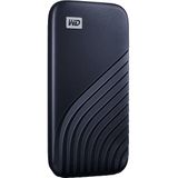 Western Digital, 619659183967, WD My Passport SSD 1TB - externe SSD harde schijf met NVMe-technologie, USB-C leessnelheid, tot 1050 MB/s leessnelheid en tot 1000 MB/s schrijfsnelheden, nachtblauw