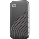 WD My Passport SSD 1 TB mobiele SSD-opslag (NVMe-technologie, tot 1050 MB/s lezen en 1000 MB/ schrijven, USB 3.2 Gen 2, 5 jaar beperkte garantie) Grijs - werkt met PC, Xbox en Playstation