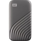 WD My Passport SSD 1 TB mobiele SSD-opslag (NVMe-technologie, tot 1050 MB/s lezen en 1000 MB/ schrijven, USB 3.2 Gen 2, 5 jaar beperkte garantie) Grijs - werkt met PC, Xbox en Playstation