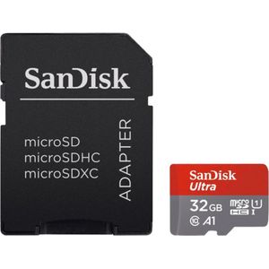 SanDisk Ultra microSDHC 32 GB geheugenkaart Class 10, UHS-I, SDSQUA4-032G-GN6MA