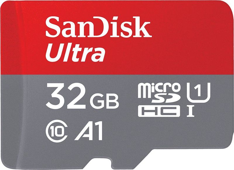 SanDisk - Ultra microSDHC - 32GB - Geheugenkaart - UHS-I - A1-Classificatie