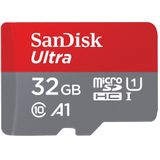SanDisk Ultra 32 GB microSDHC Memory Card + SD Adapter with A1 App Performance Up to 120 MB/s, Class 10, U1 (Twin Pack)