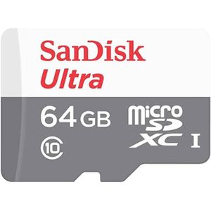 Memory card SanDisk Ultra Android microSDXC 64GB 100MB/s Class 10 UHS-I (SDSQUNR-064G-GN3MN)