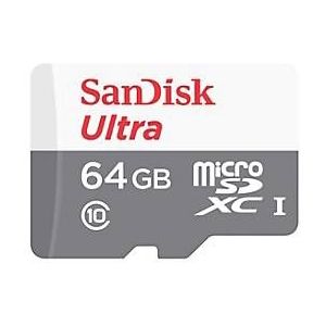 SanDisk - Ultra MicroSD - 64 GB - UHS-I - Met Adapter