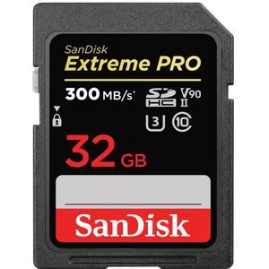 SanDisk Extreme Pro 32GB SDHC UHS-II V90