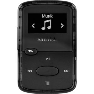 SanDisk Clip JAM (8 GB), MP3-speler + draagbare audioapparatuur, Zwart