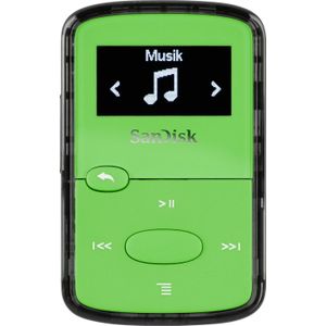 SanDisk Clip Jam MP3 speler 8 GB Groen