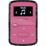 SanDisk Clip Jam MP3-Speler 8 GB (Persoonlijke Muziekspeler, Geïntegreerde MicroSD-Kaartsleuf, Scherm Van 1 Inch, Batterij Tot 18 Uur, 2 Jaar Garantie) Roze