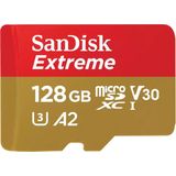 SanDisk Extreme MicroSDXC - 128GB - Inclusief SD Adapter
