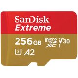 SanDisk - Extreem - Geheugenkaart - Rood - Goud - 256 GB