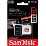 SanDisk Extreme Micro SDXC 256GB - Inclusief SD Adapter