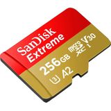 SanDisk Extreme Micro SDXC 256GB - Inclusief SD Adapter