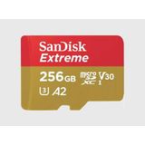 SanDisk Extreme Micro SDXC 256GB - Inclusief SD Adapter