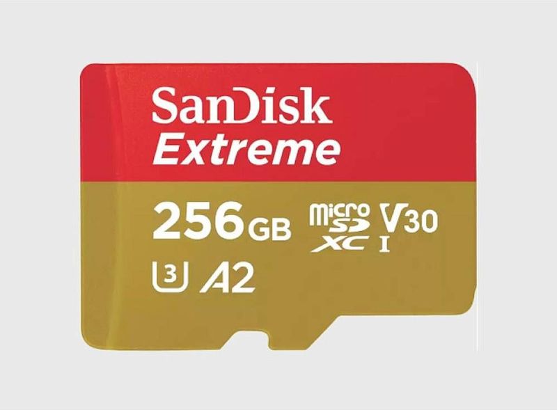 SanDisk Extreme Micro SDXC 256GB - Inclusief SD Adapter