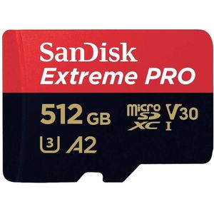 SanDisk Extreme PRO MicroSDXC 512GB - Geheugenkaart