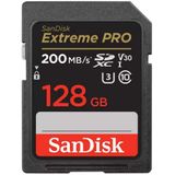 SanDisk Extreme PRO SDXC UHS-I Speicherkarte 128 GB (V30, Übertragungsgeschwindigkeit 200 MB/s, U3, 4K UHD Videos, SanDisk QuickFlow-Technologie, temperaturbeständig)