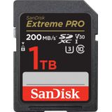 SanDisk Extreme PRO SDXC-kaart 1000 GB Class 10 UHS-I Schokbestendig, Waterdicht