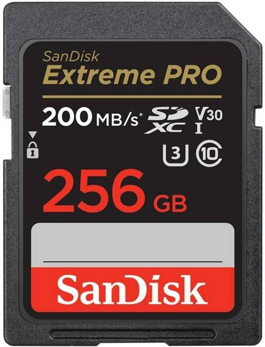 SanDisk Extreme Pro SDXC 256GB 2 mb/ V30