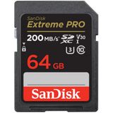 SanDisk Extreme Pro - SDXC - 64GB - 200/90 MB/s - V30