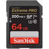 SanDisk Extreme Pro - SDXC - 64GB - 200/90 MB/s - V30