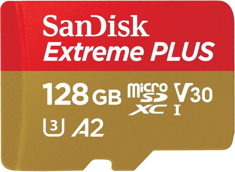 SanDisk MicroSDXC Extreme Plus 128GB 2 mb/ A2 V3