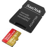 SanDisk Geheugenkaart Extreme Plus MicroSDXC 256GB met SD Adapter
