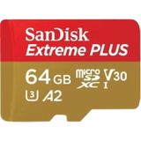 SanDisk 64GB Extreme PLUS microSDXC 200MB/s +Adapter