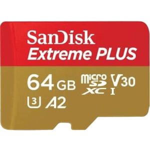 SanDisk 64GB Extreme PLUS microSDXC 200MB/s +Adapter