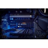 Western Digital Black SN850X - Interne SSD met Heatsink - NVMe M.2 - 2 TB