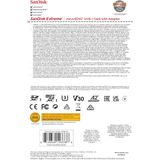 SanDisk Extreme microSD-kaart 64 GB Class 10, UHS-I, v30 Video Speed Class Schokbestendig, Waterdicht