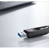 SanDisk Ultra USB 3.0-Flashdrive 64 GB Pak Van 3 (Overdrachtssnelheden Tot 130 MB/s, Draagbaar Ontwerp, 128-Bit AES-Versleuteling, SanDisk SecureAccess-Software, Beperkte Garantie Van 5 Jaar)
