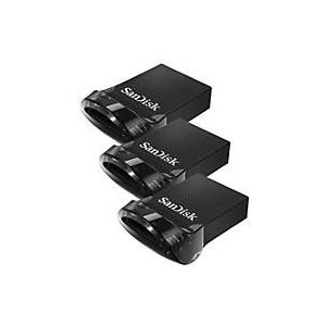 SanDisk - UltraFit USB-stick - 32 GB - Zwart - Snelle Opslaguitbreiding
