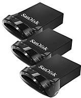 SanDisk - UltraFit USB-stick - 32 GB - Zwart - Snelle Opslaguitbreiding