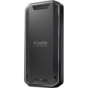 SanDisk Professional 2 TB PRO-G40 SSD, tot 2700 MB/s, draagbare SSD Thunderbolt 3 (40 Gbps), USB-C (10 Gbps), ultra-robuust met IP68-classificatie voor water- en stofbestendigheid