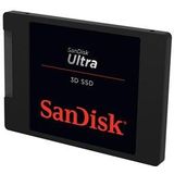 SanDisk Ultra 3D SSD 1 TB (Leessnelheid Tot 560 MB/s, Schrijfsnelheid Tot 520 MB/s, 3D NAND Technologie, NCache 2.0-Technologie) Zwart