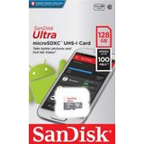 SanDisk Micro SD-Kaart - 128GB - SDSQUNR-128G-GN3MN