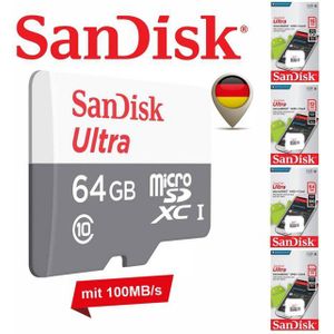 SanDisk Micro SD-Kaart - 128GB - SDSQUNR-128G-GN3MN