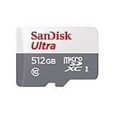 SanDisk MicroSDXC SDSQUNR 512GB - Grijs - Class 10 UHS-I