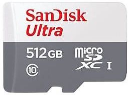 SanDisk MicroSDXC SDSQUNR 512GB - Grijs - Class 10 UHS-I