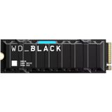 WD_BLACK SN850 2 TB NVMe SSD Officieel Gelicentieerd Voor PS5-Consoles (Interne Gaming SSD Met Koelelement, PCIe Gen4 Technologie, Tot 7.000 MB/s Lezen, M.2 2280)
