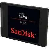 SanDisk Ultra 3D, 500 GB 3D SSD harde schijf, tot 560 MB/s, SATA 2,5 inch