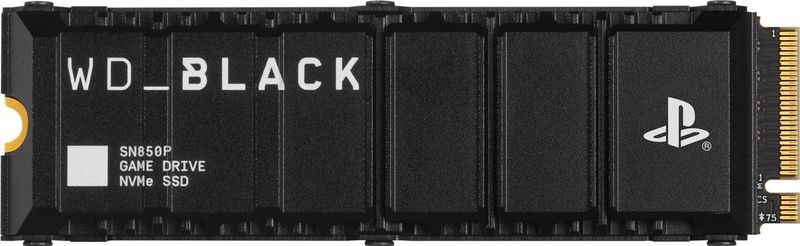 Western Digital Black SN850P - Interne SSD met Heatsink - NVMe M.2 - PCIe 4.0 - Geschikt voor Playstation 5 - 1 TB
