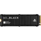 WD_BLACK SN850P NVMe SSD Voor PS5-Consoles 2 TB SSD-Opslag Voor Gaming (Gaming SSD; PCIe Gen4-Technologie; Tot 7300 MB/s Leessnelheden; Tot 6600 MB/s Schrijfsnelheid) Zwart