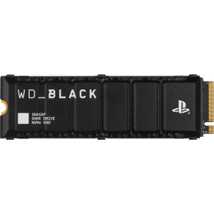 Sandisk WD_Black SN850P SSD M.2 PCIe NVMe 2 TB - officiële licentie voor Playstation5-consoles - tot 7300 MB/s