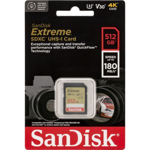 SanDisk Extreme 512GB SDXC UHS-I V30